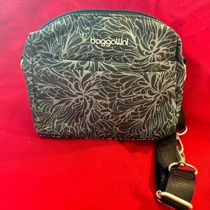 Baggallini Midnight Blossom Waist Crossbody Bag